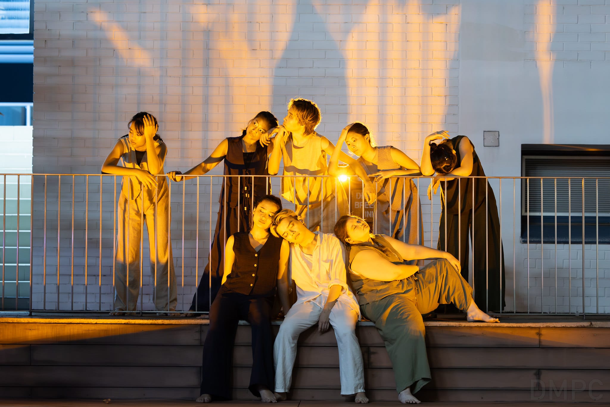 Image of TP Dance Ensemble performing at a site-specific show of Tapestry Arts Festival